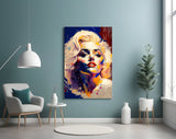 Marilyn Monroe Glass Wall Art || Designer Collection.