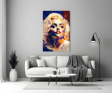 Marilyn Monroe Glass Wall Art || Designer Collection.