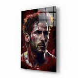 Messi Glass Wall Art || Designer Collection.