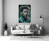 Messi Glass Wall Art || Designer Collection.