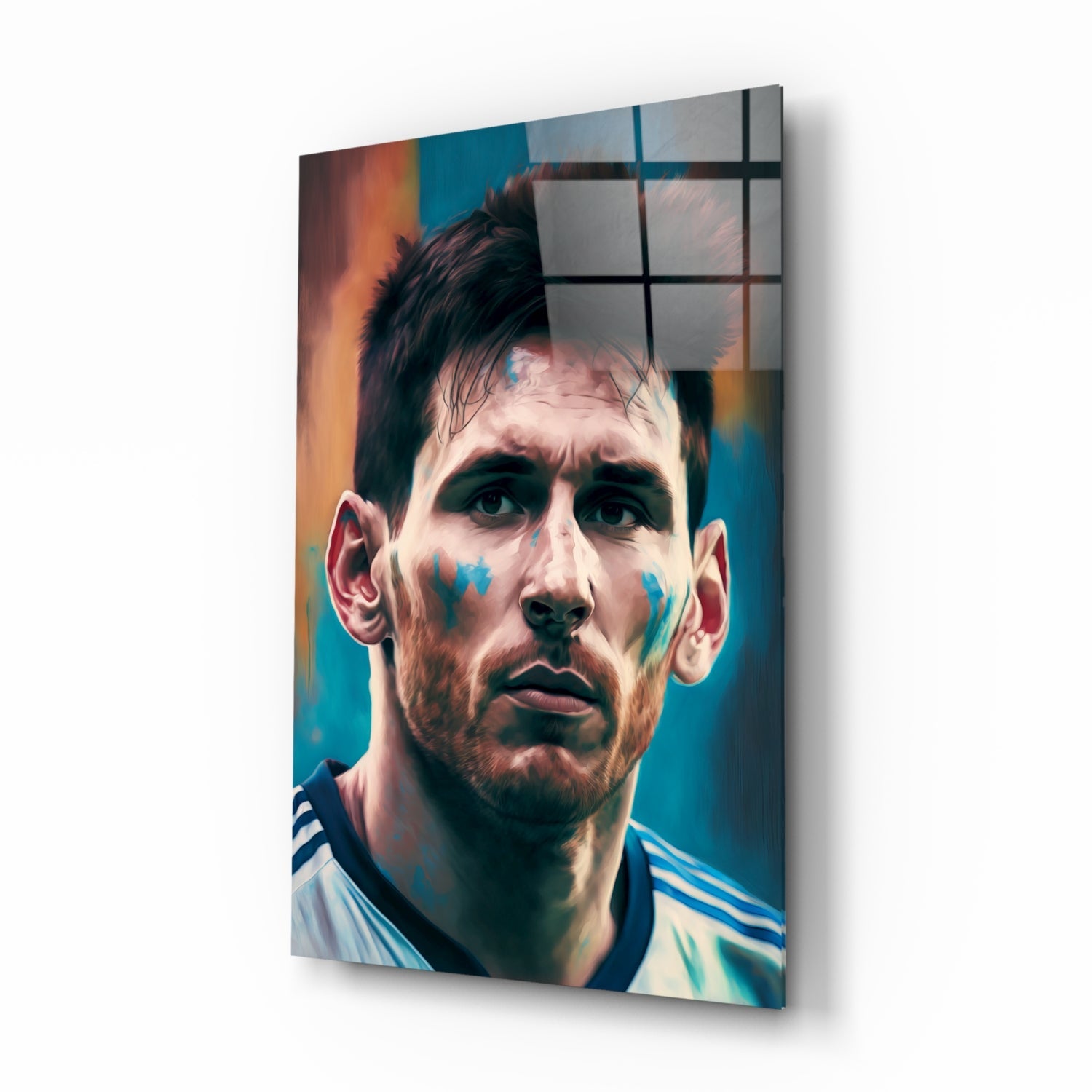 Messi Glass Wall Art || Designer Collection.