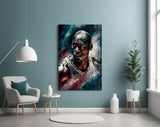 Michael Jordan Glass Wall Art || Designer Collection.