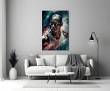 Michael Jordan Glass Wall Art || Designer Collection.