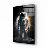Astronaut Glass Wall Art || Designer Collection.