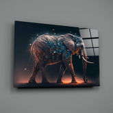 Glory of an Elephant Glass Wall Art || Designer Collection.