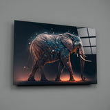 Glory of an Elephant Glass Wall Art || Designer Collection.