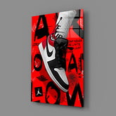 Air Jordan Glass Wall Art || Designer Collection.