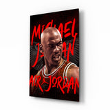 Micheal Jordan, Air Jordan Glass Wall Art || Designer Collection.