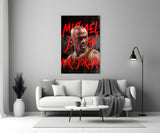 Micheal Jordan, Air Jordan Glass Wall Art || Designer Collection.
