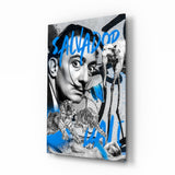 Salvador Dali and The Jungle Glass Wall Art || Designer Collection.