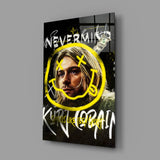 Kurt Cobain Glass Wall Art || Designer Collection.