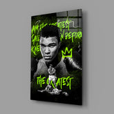 Muhammad Ali , The Greatest Glass Wall Art || Designer Collection.