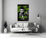 Muhammad Ali , The Greatest Glass Wall Art || Designer Collection.