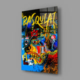 Style of Jean-Michel Basquiat Glass Wall Art || Designer Collection.