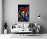 Style of Jean-Michel Basquiat Glass Wall Art || Designer Collection.