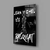 Style of Jean-Michel Basquiat Glass Wall Art || Designer Collection.