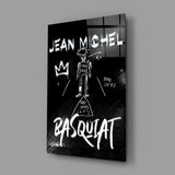 Style of Jean-Michel Basquiat Glass Wall Art || Designer Collection.