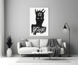 Style of Jean-Michel Basquiat Glass Wall Art || Designer Collection.