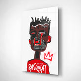 Style of Jean-Michel Basquiat Glass Wall Art || Designer Collection.