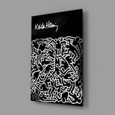 Style of Keith Haring Glass Wall Art || Designer Collection.