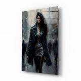 Walk Womanly Glass Wall Art || Designers Collection.
