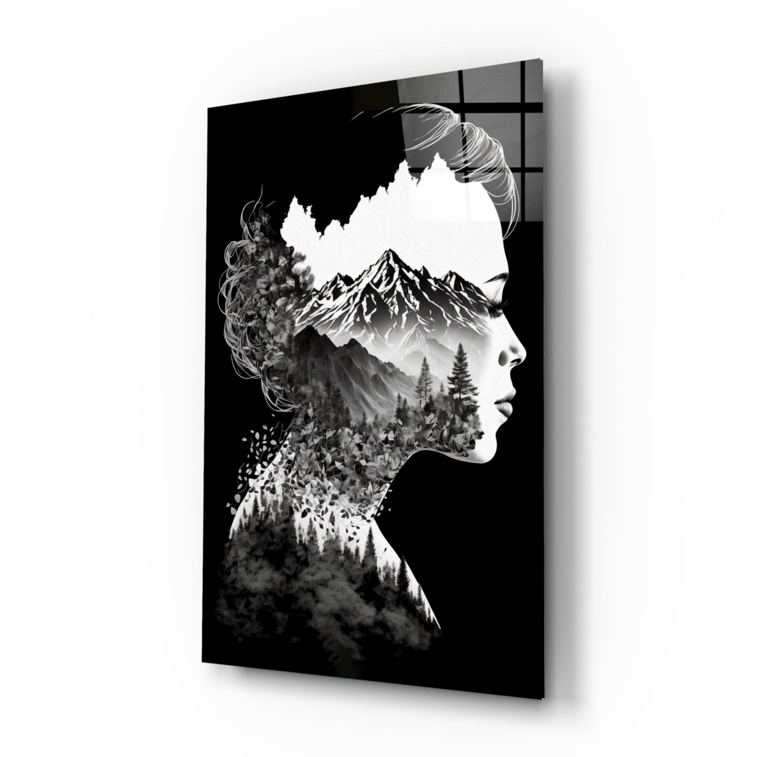 Forest in my Mind Glass Wall Art || Designer Collection.