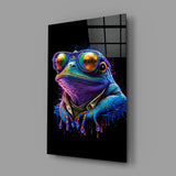 Cool Frog Glass Wall Art || Designers Collection.