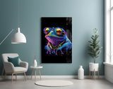 Cool Frog Glass Wall Art || Designers Collection.