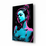 Girl Glass Wall Art || Designer Collection.