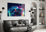 Cadillac Glass Wall Art || Designer Collection.