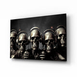 Skull Party Glass Wall Art || Designer's Collection.