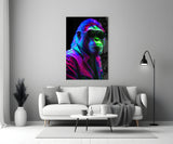 Ape the Cool Glass Wall Art || Designer Collection.