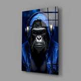 Rebellios Ape Glass Wall Art || Designer Collection.