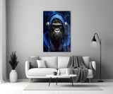 Rebellios Ape Glass Wall Art || Designer Collection.