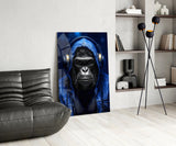 Rebellios Ape Glass Wall Art || Designer Collection.