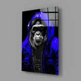 The Ape Glass Wall Art || Designer Collection.