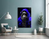The Ape Glass Wall Art || Designer Collection.