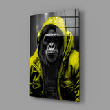 Rebellios Ape Glass Wall Art || Designer Collection.