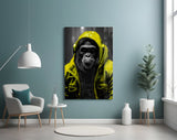 Rebellios Ape Glass Wall Art || Designer Collection.