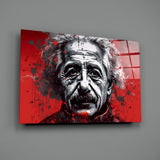 Einstein Glass Wall Art || Designers Collection.