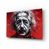 Einstein Glass Wall Art || Designers Collection.