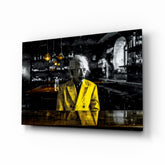 Einstein in the Bar Glass Wall Art || Designers Collection.