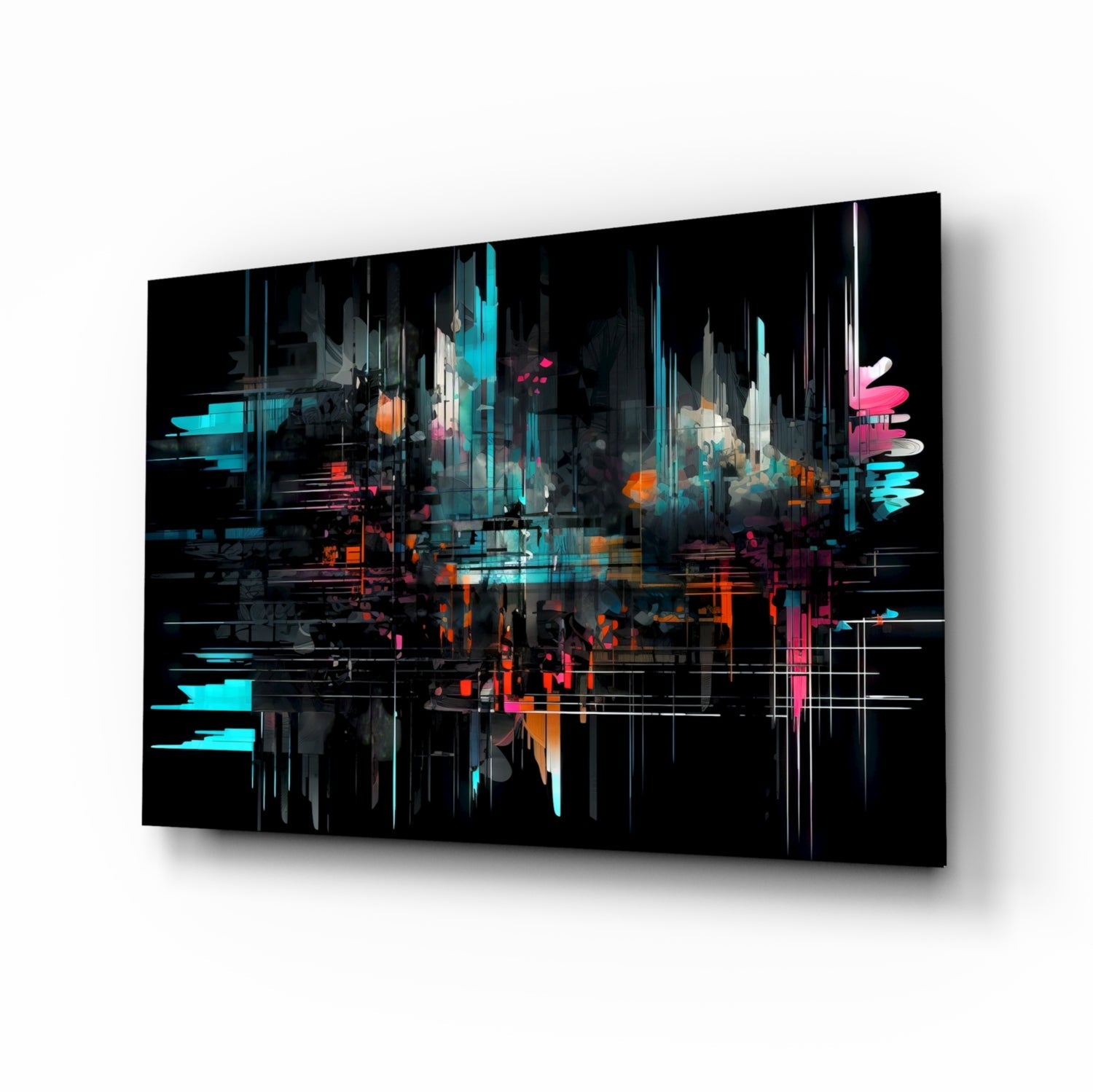 Color Sticks Glass Wall Art || Designers Collection.