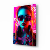 Stylish Woman Glass Wall Art || Designer Collection.