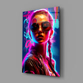 Stylish Woman Glass Wall Art || Designer Collection.