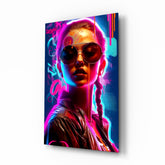 Stylish Woman Glass Wall Art || Designer Collection.