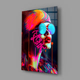 Lips and Looks Glass Wall Art || Designer Collection.