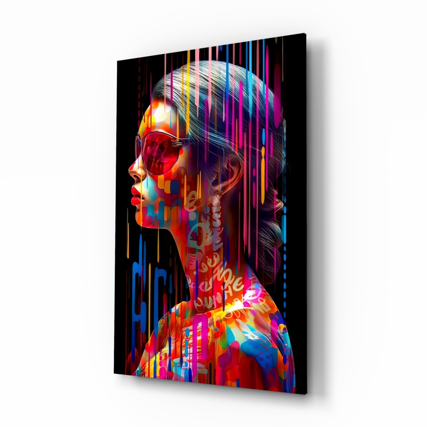 Beauty in Colors Glass Wall Art || Designer Collection.