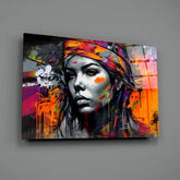 Peaceful Mind Glass Wall Art || Designers Collection.