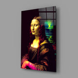 Mona Lisa V2 Glass Wall Art || Designer Collection.